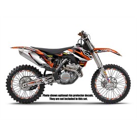 2019-2023 SX 65 Mayhem Orange Senge Graphics Complete Kit Compatible with KTM