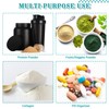 MUOUAKATE Protein Powder Travel Container Set - Reusable Powder Supplement
