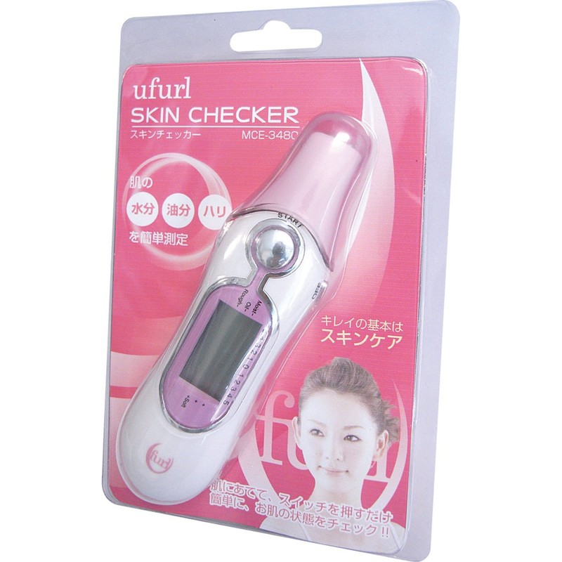 Ufurl MCE-3480 Skin Checker for Easy Measurement of Moisture, Oil,
