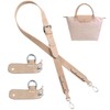 Neylissia Leather Shoulder Strap Mini Bag Conversion Kit, Wide Purse