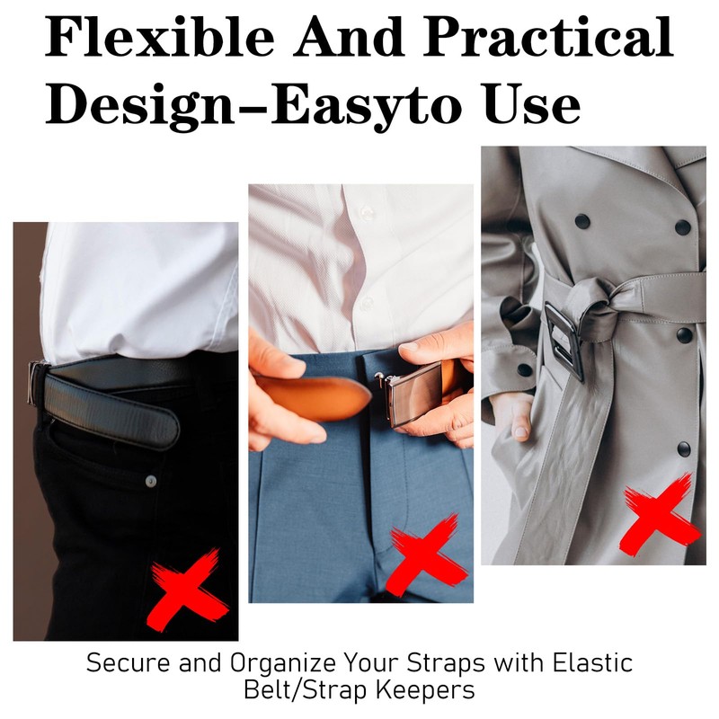Pack of 20 Replacement Belt Loops, Elastic Belt Loops, No