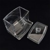 SagaSave Cotton Buds Dispenser Acrylic Makeup Organiser Bathroom Storage Cotton
