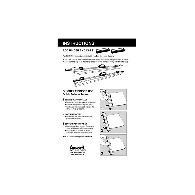 Hang-A-Plan, 24-30 Inches Quickfile Hanging Clamp, Black, Holds up to