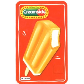 Creamsicle Bar, Ice Cream Truck Sticker 5"x8"