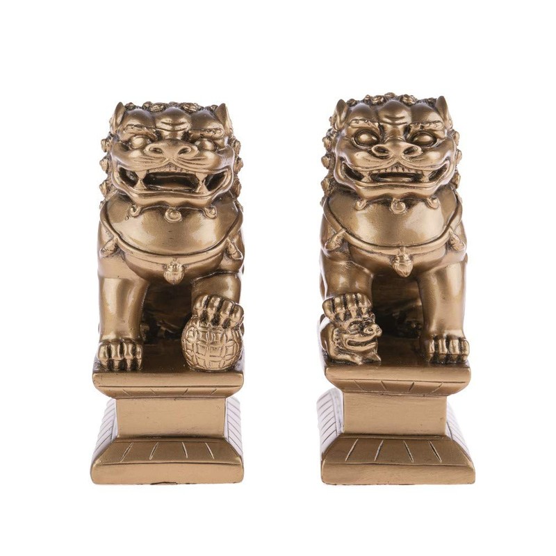 A Pair of Fu Dogs / Chinese Lions, Feng Shui