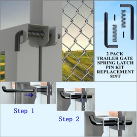 Szsenying 2PCS Trailer Gate Spring Latch Kit 819T for Carry-On Compatibale with Utility Trailers