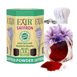 EXIR® Saffron Powdered (5-grams) - Sprinkle Herb and Spice Seasoning