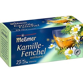 Meßmer Chamomile Fennel | 23 Tea Bags | Soothing | Vegan | Gluten Free | Lactose Free