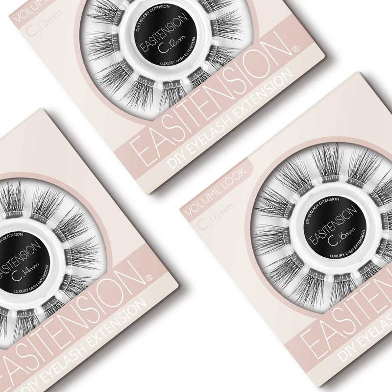 DIY Eyelash Extension, 3D Effect Glue Bonded Band Individual Lash