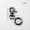 [FUSSED] 2pcs Lever Nascan Rotating Key Chain Swivel Snap Hook