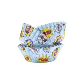 PME Comic Book Cupcake Cases, Foil Lined, Pack of 30, BC847, Metallic, 7 x 7 x 3 centimetres