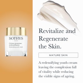 SOTHYS Redensifying Youth Cream | Face Moisturizer for Anti-Aging, Wrinkle Reduction, and Youthful Firming of Face and Neck | Mature Skin