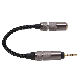 2.5mm Male to 3.5mm Female Stereo Audio Jack Adapter Headset Converter Connector for Smartphones Headphone Tablets