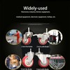 Heavy Duty Stem Caster Wheels Double Bearing PU Castors No
