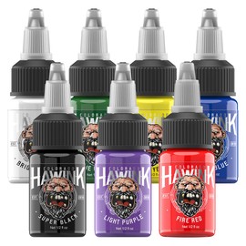 HAWINK Tattoo Ink Set 0.5oz(15ml) 7 colors TI203-15-7