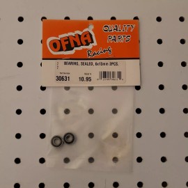 For OFNA, For OFNA Racing OFNA Racing 30631 ~ Sealed Bearing (2pc) 6 x 13mm~ Vintage RC NIP NOS