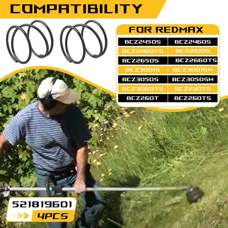 YRZHKS (4 Pack) Upgrade Trimmer Head Springs 385-225 - Direct