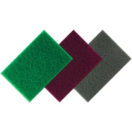 20 x INDASA NYLON WEB Strips of P180-P1500 - Sanding Fleece Pads - 150 x 230 mm - Hand Pads - Sanding Fleece for Grinding, Polishing Metal, Wood, Steel, Stainless Steel (Grey P800-P1500)