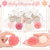 Demissle - Juego de 40 jabones de flores de rosas