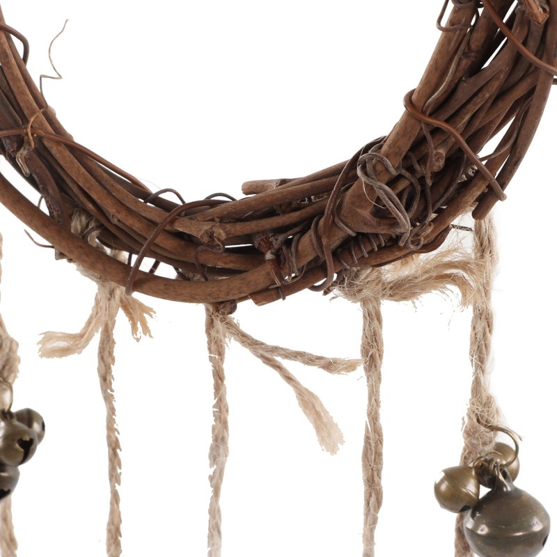 Door Knob Wind Bell Rustic Beautiful Decorative Craft Home Protection