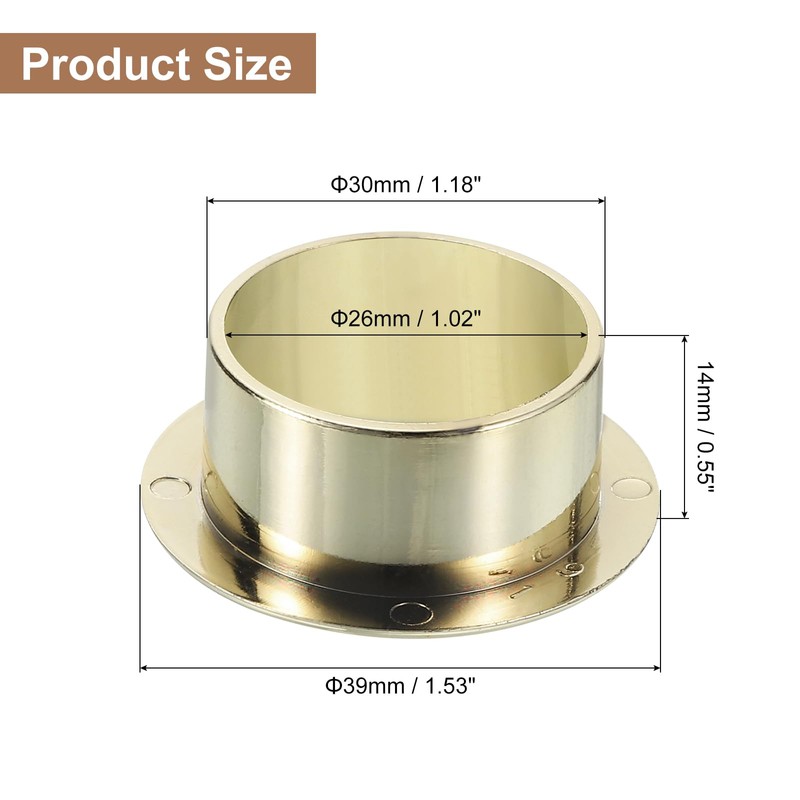 sourcing map 1 Pcs 1.18 inch (30mm) Nylon Desk Grommets,