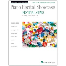 Festival Gems Book 3 - 8 Outstanding Nfmc Late Intermediate/Early Advanced Solos: Piano Recital Showcase