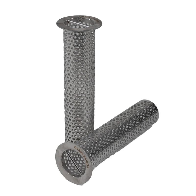 Drain Savior - 2" Commercial Floor Drain Strainer, 8" Tall,