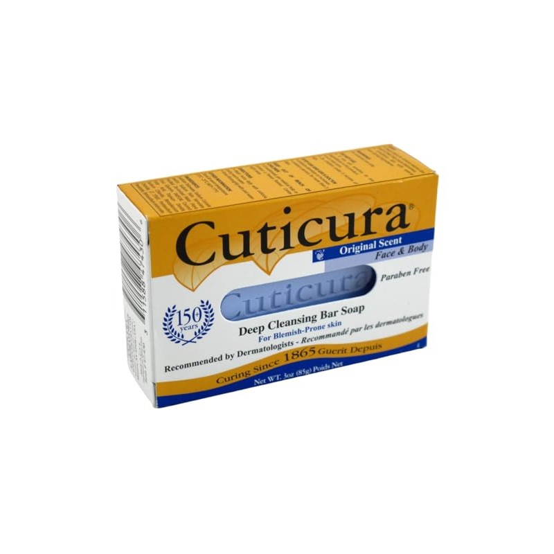 Cuticura Original Soap Bar 3 Ounce Box (88ml) (6 Pack)