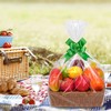 Awpeye Clear Basket Bags 20Pack Large Cellophane Gift Bags for