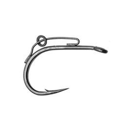 Mustad BBS Wide Gape Micro Barb Size 8 Hooks - Dark Grey, n/a