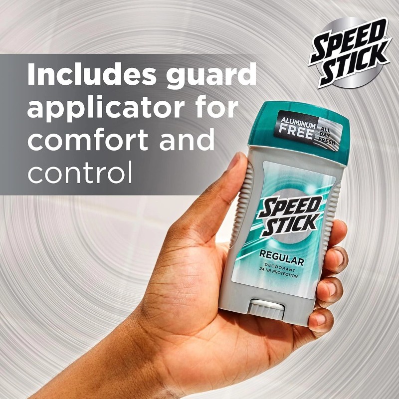 Mennen Speed Stick CG00483 Men's Deodorant, Regular - 3oz (4