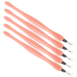 FRCOLOR 5pcs Cuticle Pusher Tool Set Durable Nail Cuticle Trimmers for Manicure Multifunctional Nail Tools Ergonomic Design for Easy Skin Removal