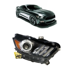 Aftermarket Products [OE Style] For 2015-2017 Ford Mustang HID/Xenon (LED DRL) Passenger Headlight RH