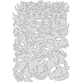 Artool Freehand Airbrush Templates, Curse Of Skull Bonz