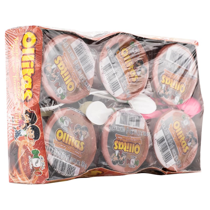 MDM OLLITAS Soft Tamarind flavored candy w/chili in plastic pot