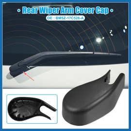 A ABSOPRO Rear Windshield Wipers Arm Nut Cover Cap Fit for Ford Focus - Pack of 1 Black Item Replacement