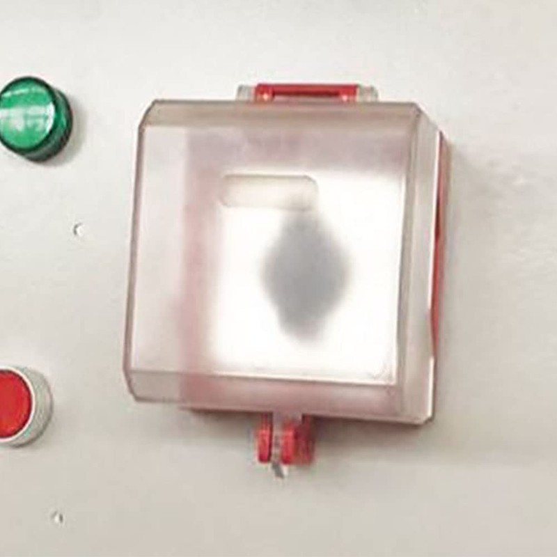 Transparent Push Start Button Cover, SdydudCyb 1 PCS Electrical Protective