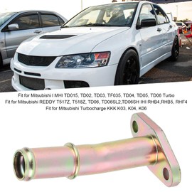 aqxreight - Turbo Oil Return Pipe, Stainless Steel Turbo Oil Drain Return Pipe Kit Fits TD02 TF035 TD04 TD05 TD06 KK