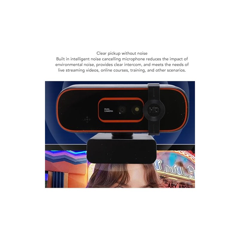 XUMIUZIY Webcam 1080P 30FPS con Hello, Webcam Reconocimiento Facial con