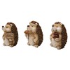 khevga Decorative Figures Autumn Figures Terracotta Hedgehog Polyresin Set of