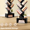 Hoctieon 6 Tier Tree Bookshelf, Tall Bookcase with Drawer, Freestanding