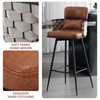 ESTRUCO Bar Stools Set of 2 Counter Height Bar Stools