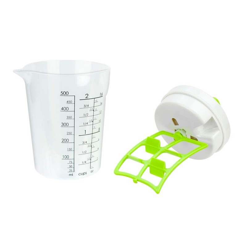 Ratchet Style Multi Mixer MainStays Vinaigrettes Marinades Measuring Cup Trigger