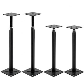 YXGJDP Adjustable Floor Jack，Mini Screw Jack,Support Jack for The Floor,Adjustable House Jacks for Leveling,13" - 16" Height Range,Black(4Pack)