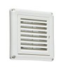 Knightsbridge EX009W 100mm/4 Extractor Fan Grille with Fly Screen-White