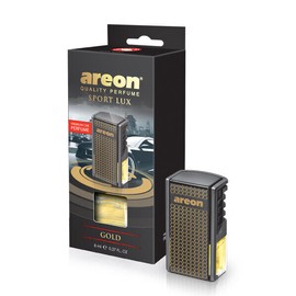 Areon Car Perfume Luxury and Elegant 0.27 oz Vent Clip Air Freshener, Gold Scent