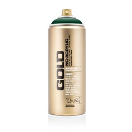 Montana Cans Montana GOLD 400 ml Color, Jungle Green Spray Paint, MXG-G6080, 13.5 Fl Oz (Pack of 1)