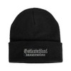 No Face No Name Brandenburg East Germany Hat in Black