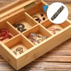 PATIKIL 4pcs Small Piano Hinges 2.6" x 0.6" Mini 90