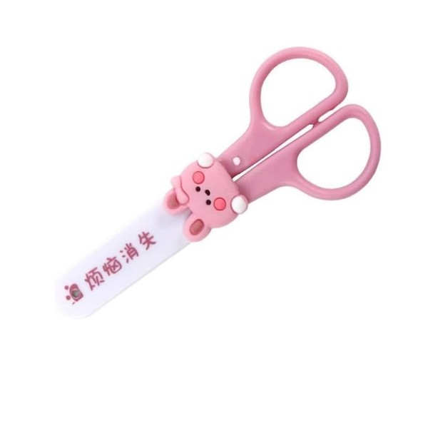 Pink Multi-Purpose Mini Scissors Portable Functional, Stainless Steel Detail Craft